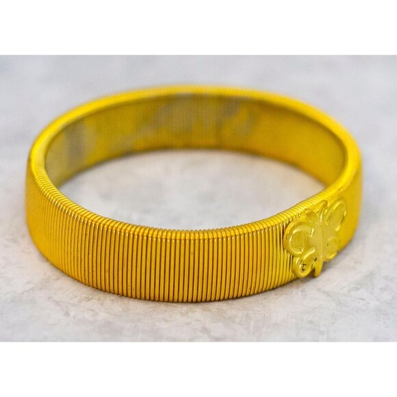 Vintage Gold Tone Butterfly Art Nouveau Forest Fairy Chain Link Bracelet - CQ1 - Picture 2 of 3